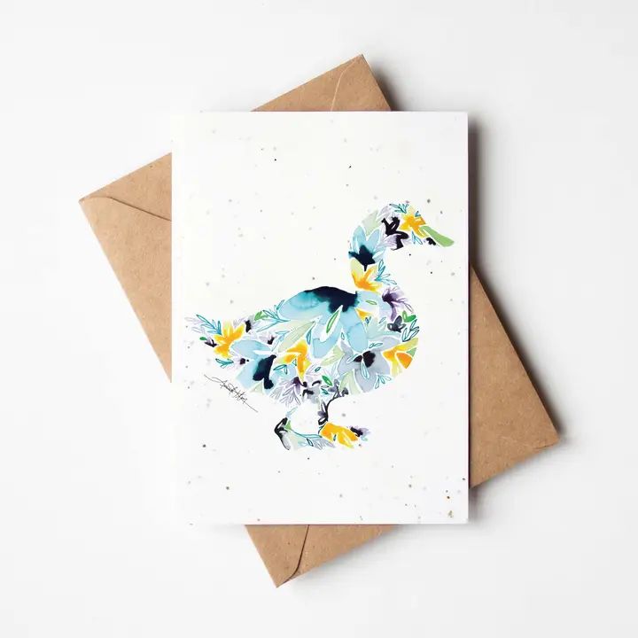 Duck Plantable Greeting Card