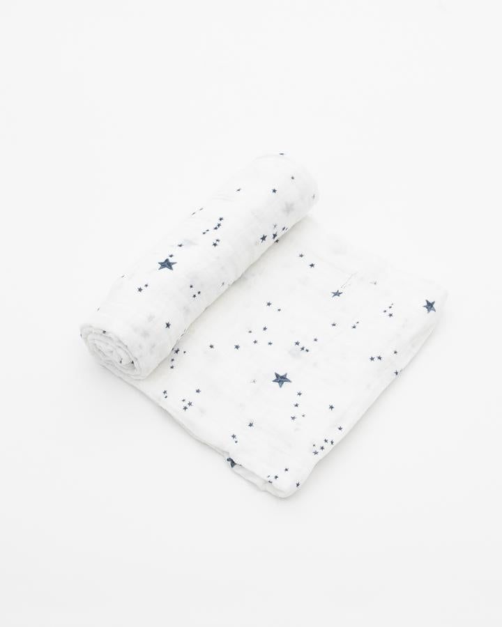 Cotton Muslin Swaddle Blanket- Shooting Star