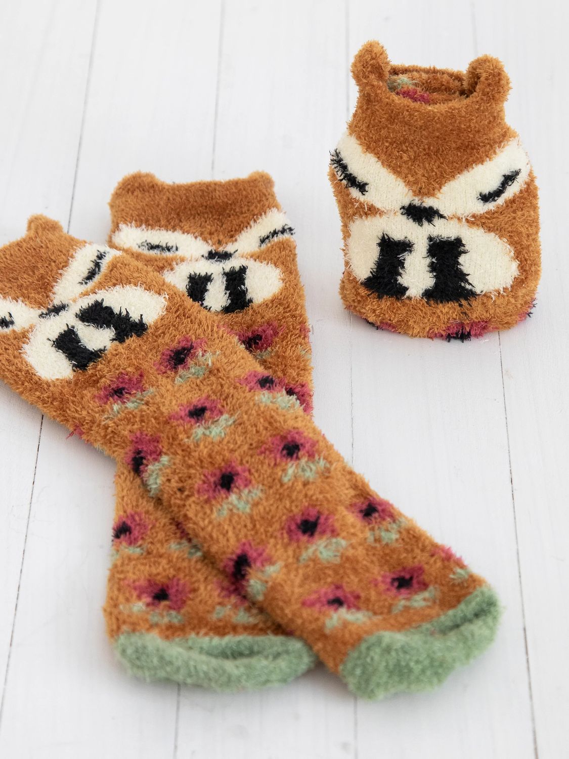 Cozy Sock in Rust Fox