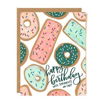 Donut Birthday Card