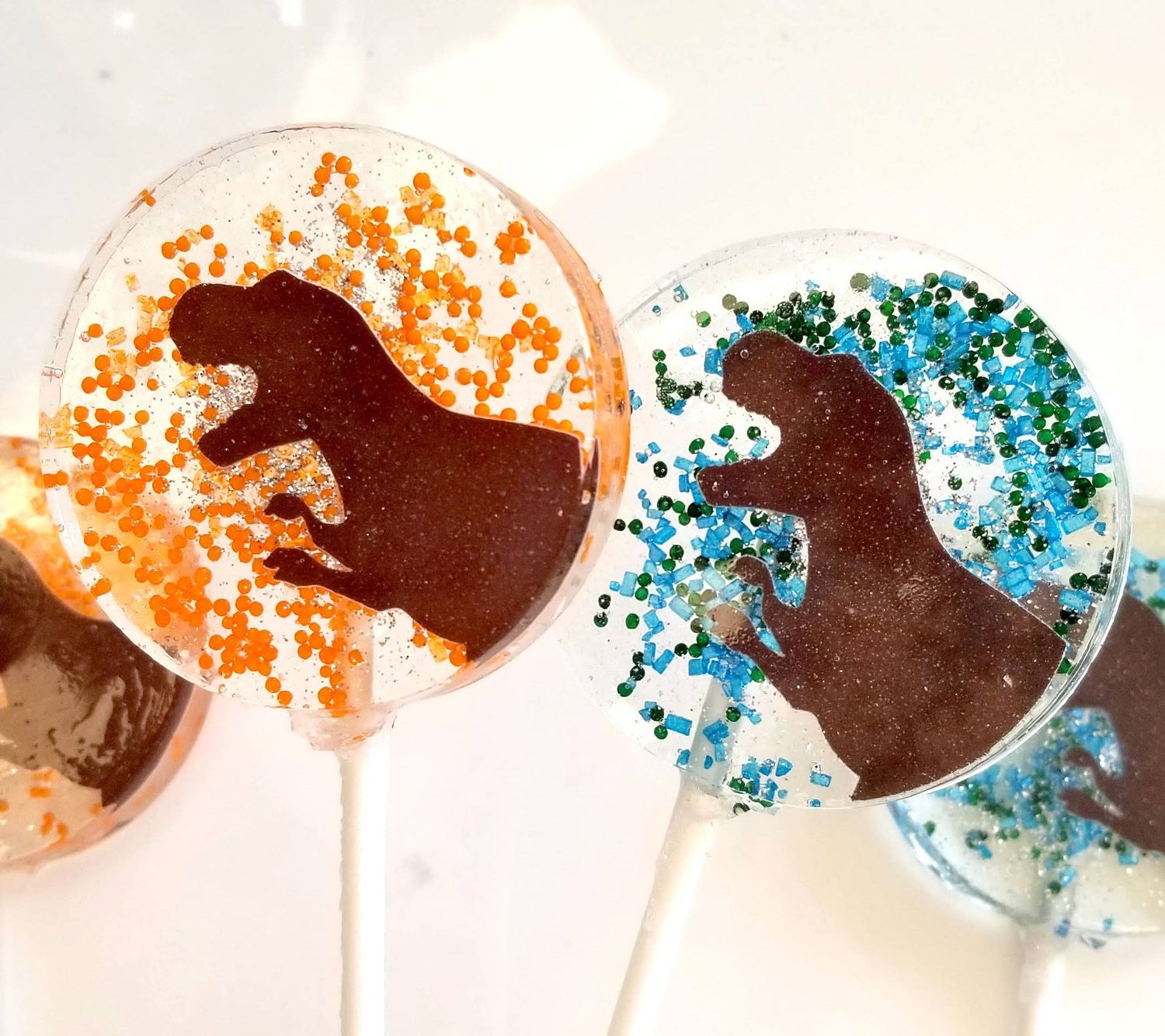 Dinosaur Lollipops - Green Apple
