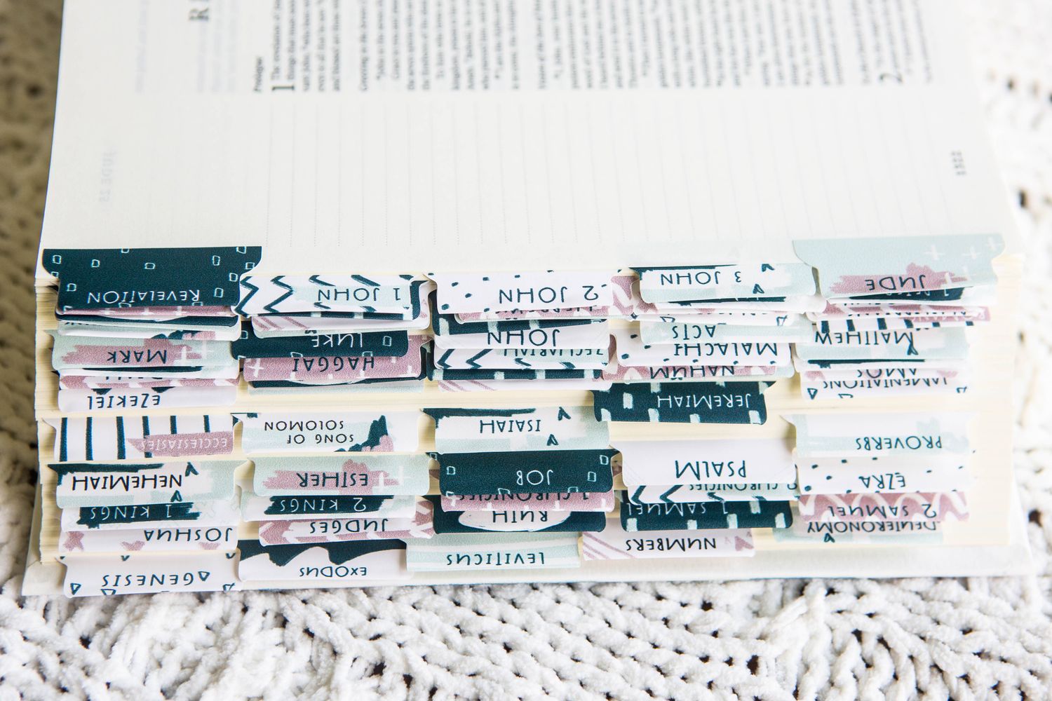 Deep Waters Bible Tabs Stickers