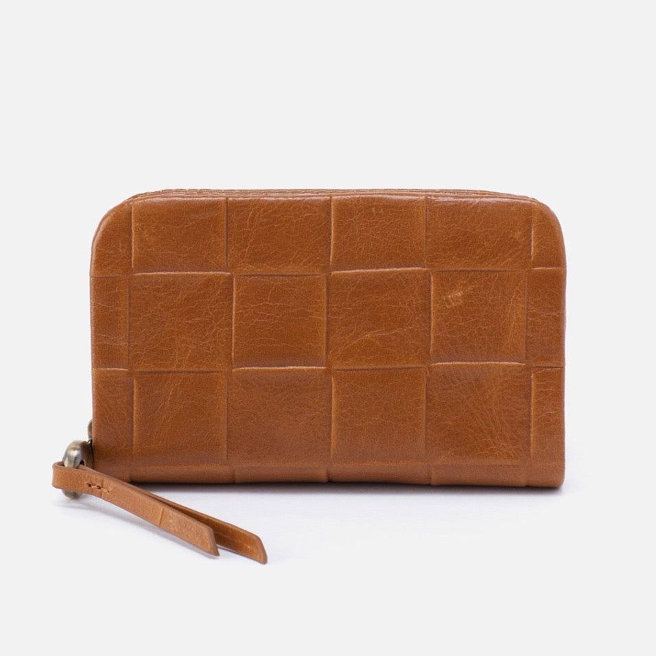 Eliza Small Zip Around Card Case in Truffle