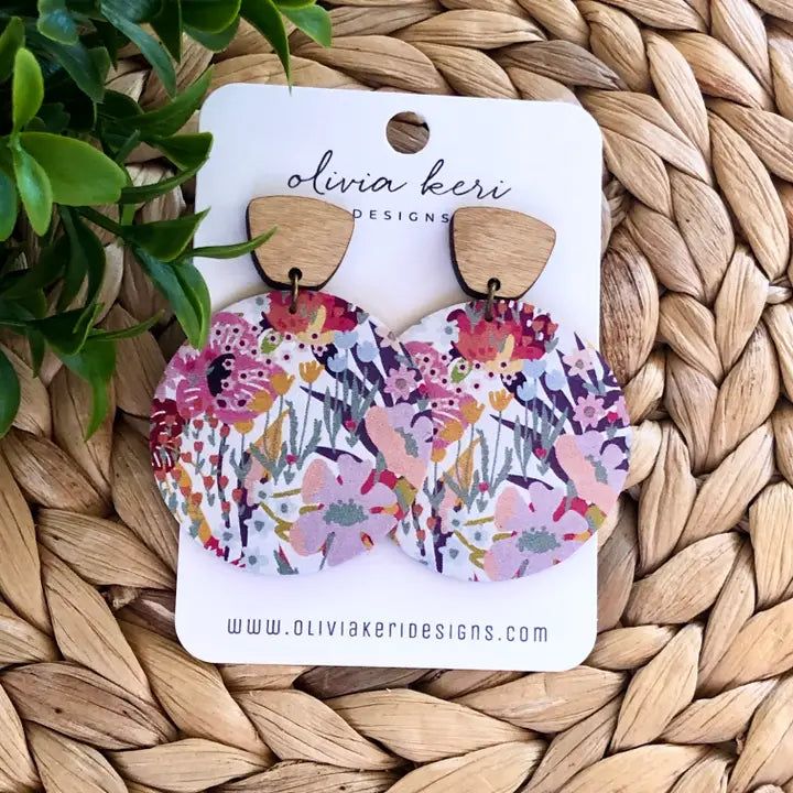 Everly Earrings - Southern Floral