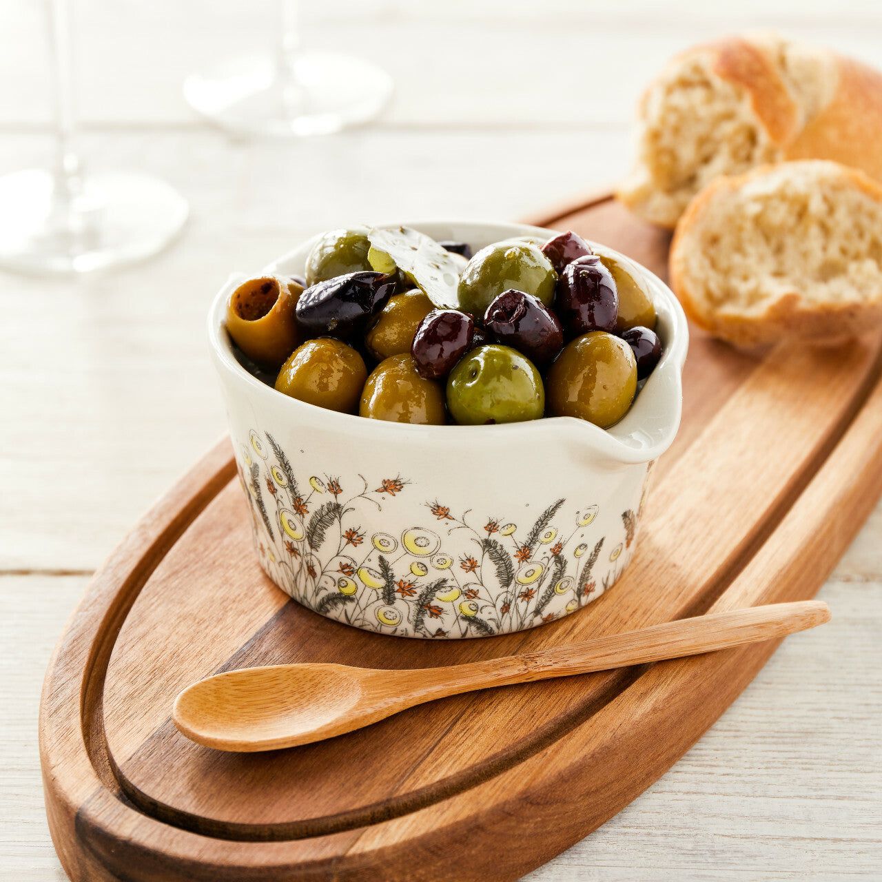 Enjoy Every Moment Appetizer Bowl With Spoon