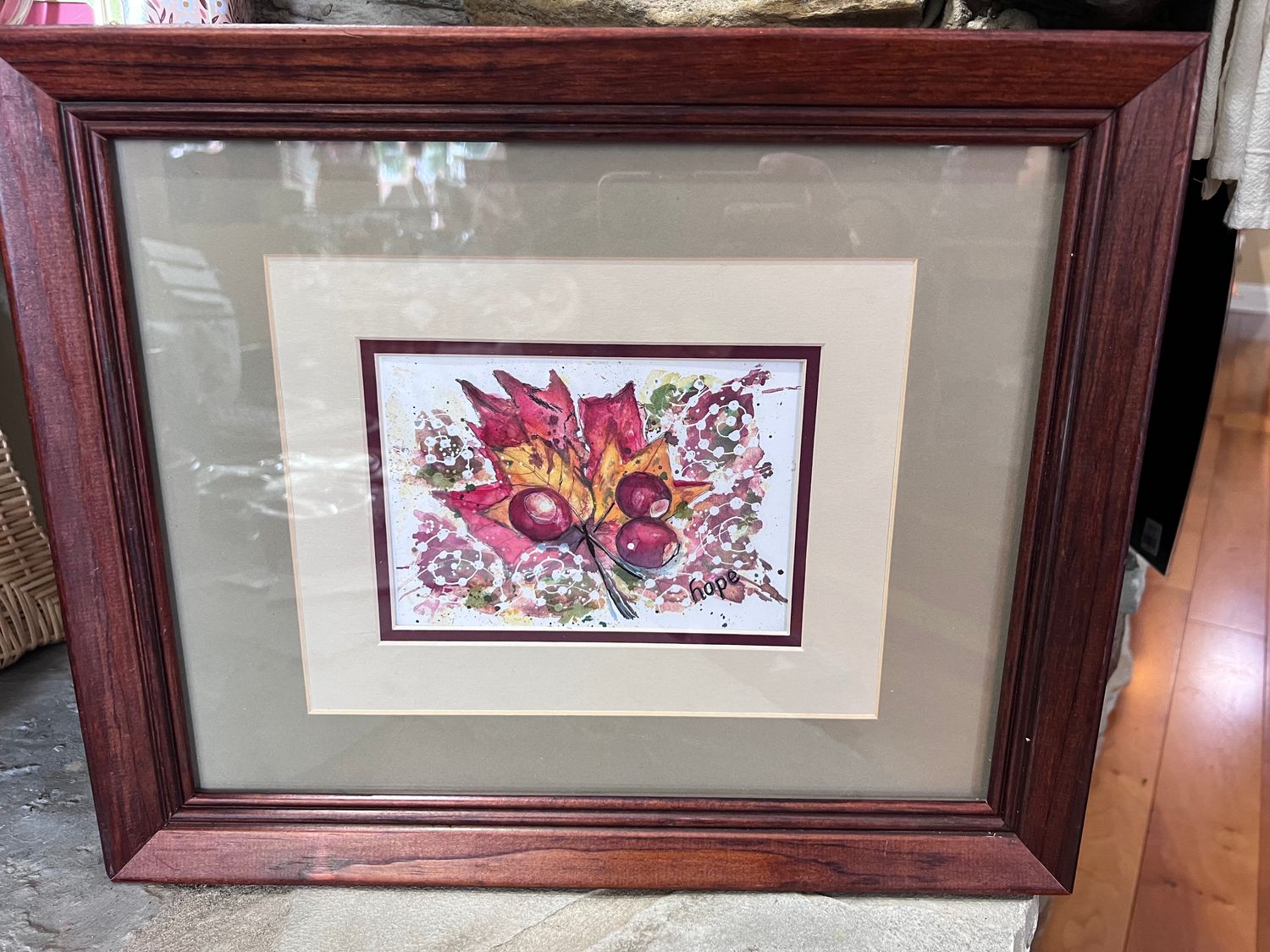 Fall Leaves "11x14" Framed Print