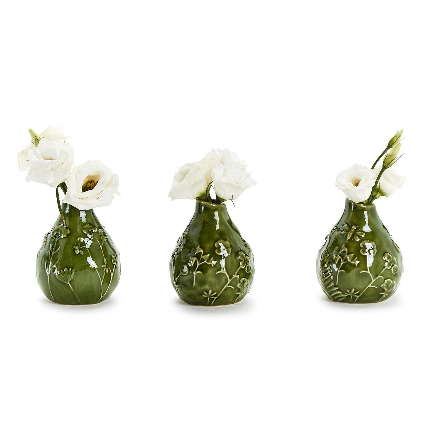 Floral Scape Bud Vase