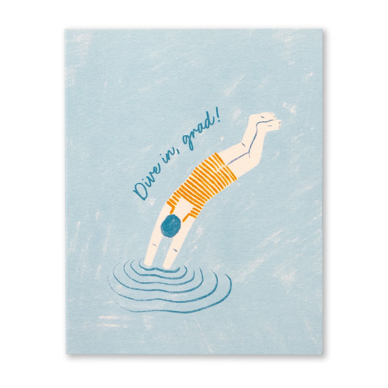 Dive In, Grad -- Graduation Card
