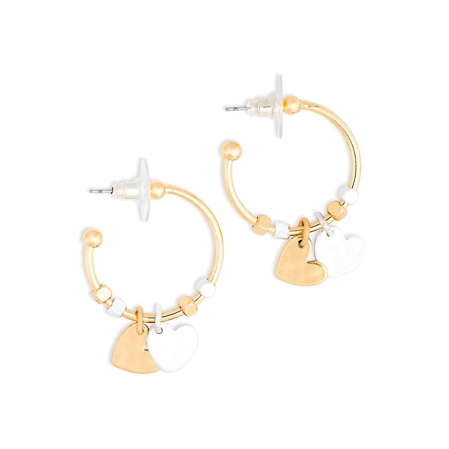 Double Heart Giving Earrings