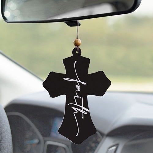 Faith Rearview Mirror Air Freshener