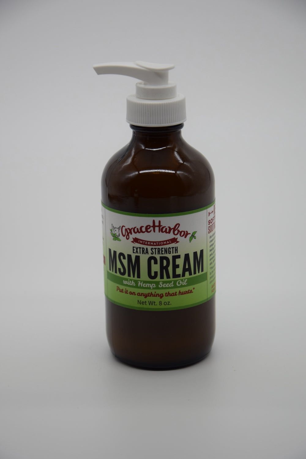 Extra Strength MSM Cream-with Hemp Seed Oil