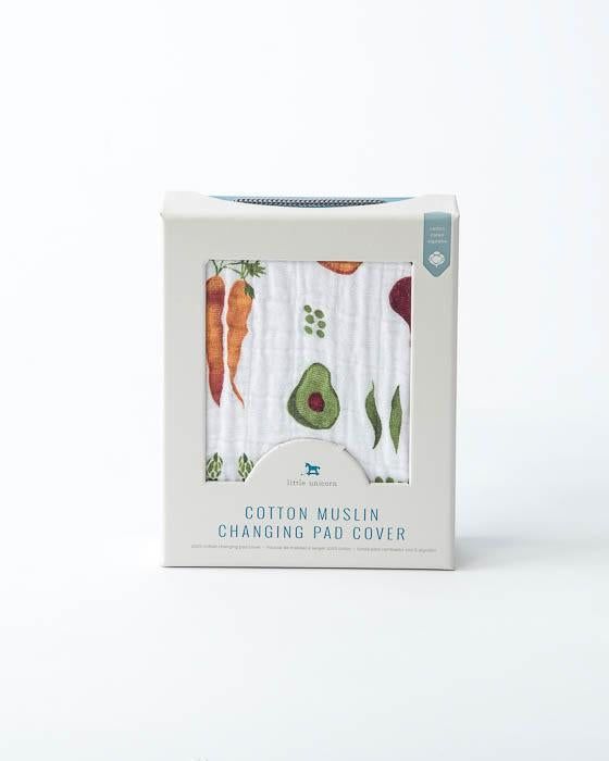 Farmers Market Cotton Muslin Crib Sheet
