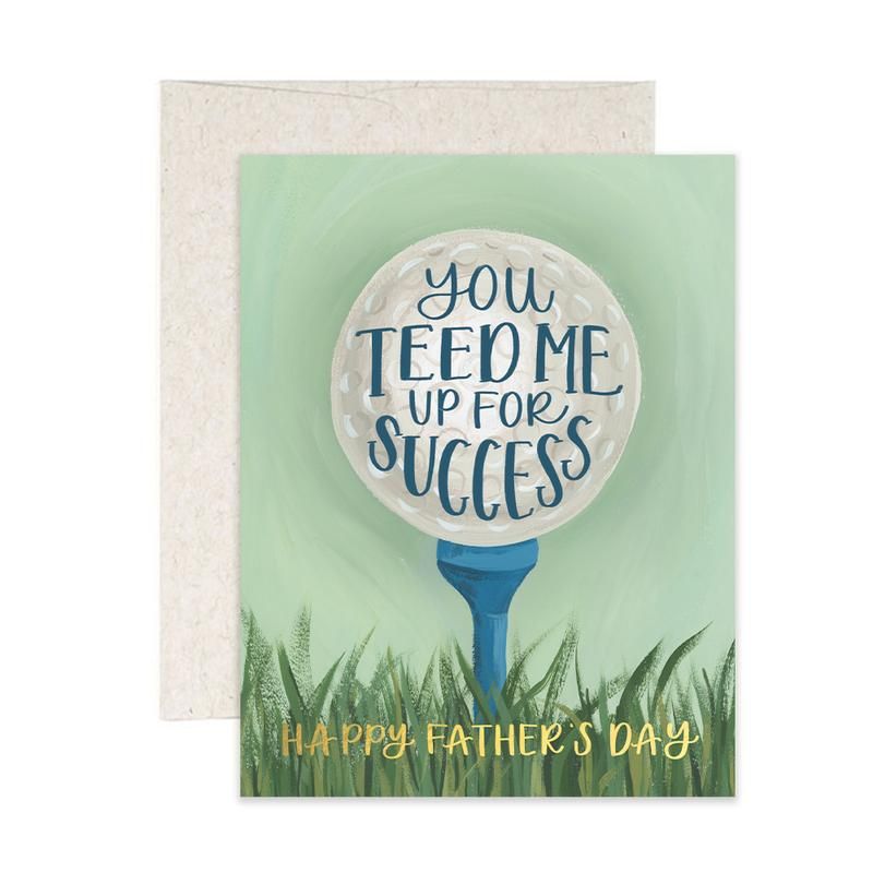 Father's Day Golf- Greeting Card