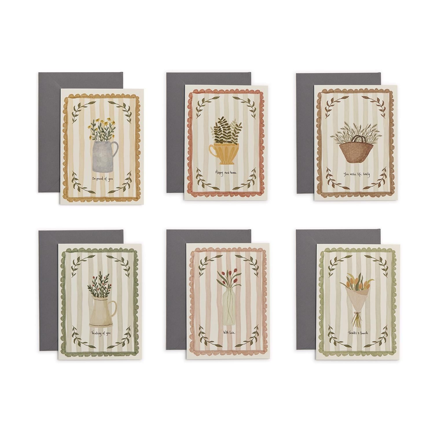 Floral Greeting Card - 6 designs