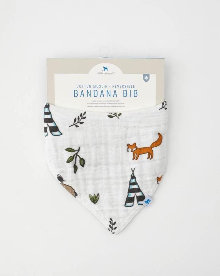 Forest Friends Reversible Bandana Bib