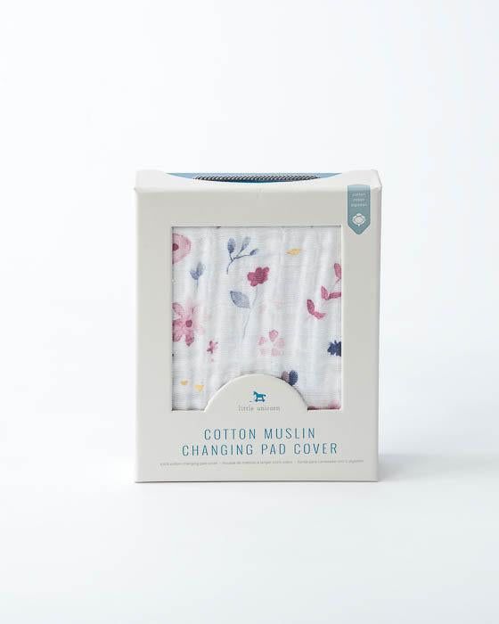 Fairy Garden Cotton Muslin Changing Pad Cover