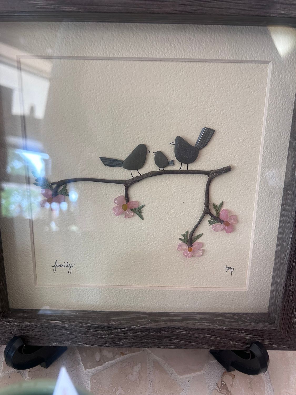 Family Pebble Art