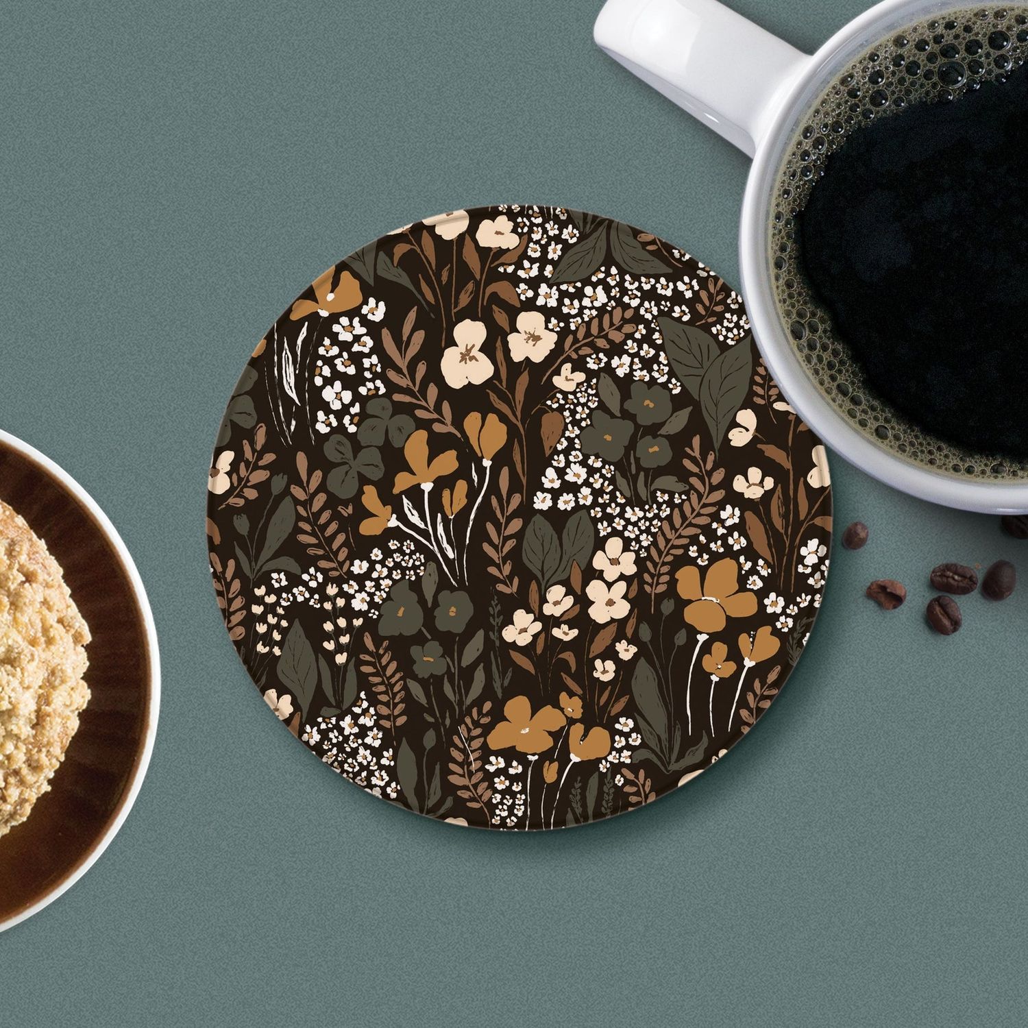 Floral Pattern Coaster