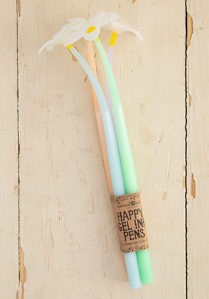Flowers Happy Gel Ink Pens Set