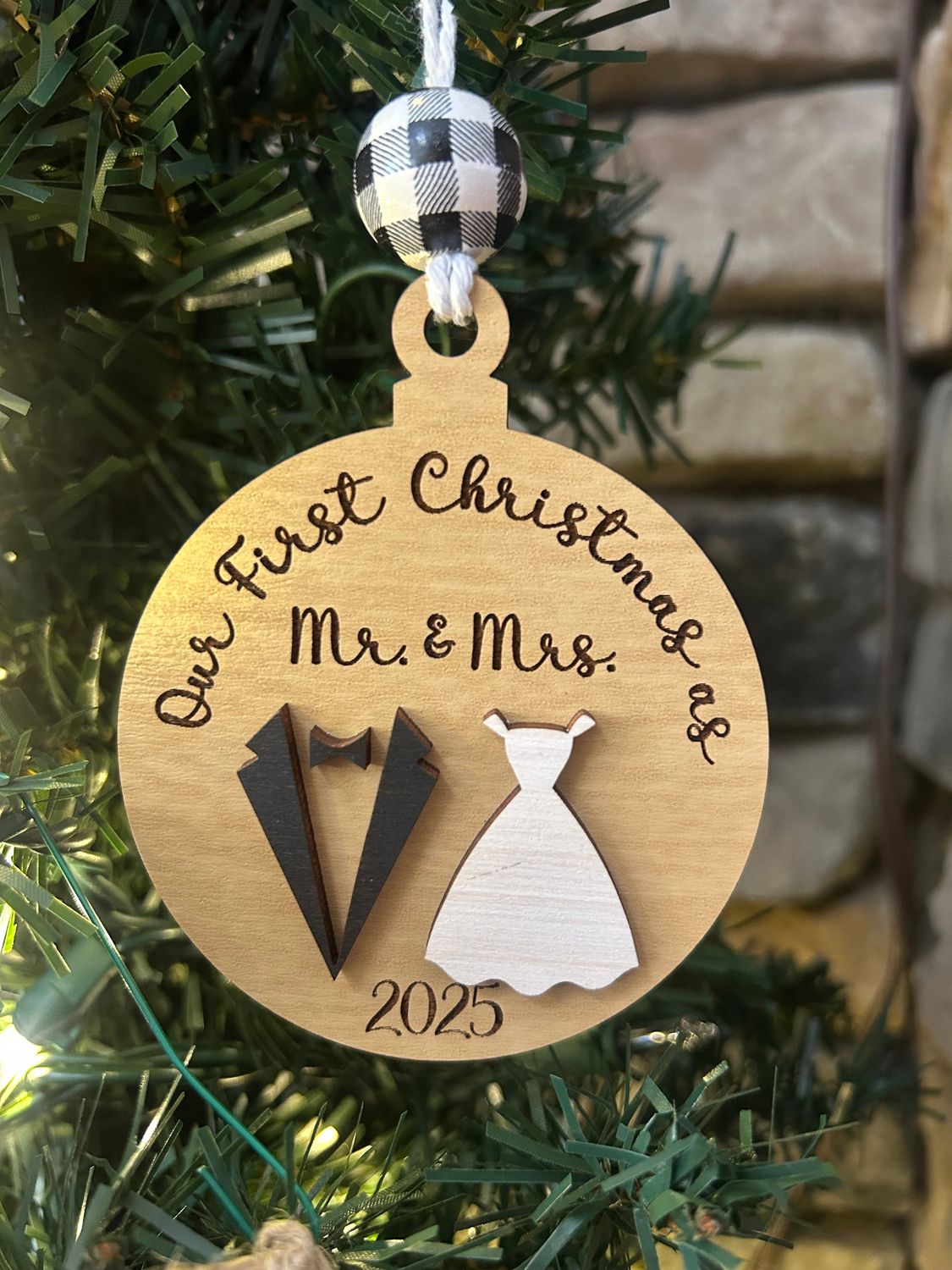 First Christmas Married Ornament 2025
