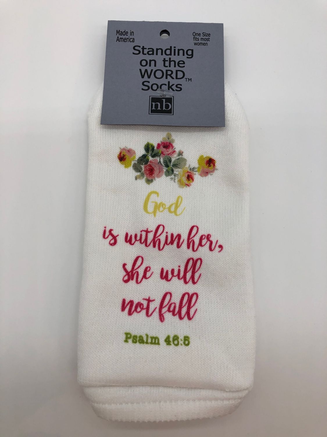 God is Within Her- Standing on the Word Socks