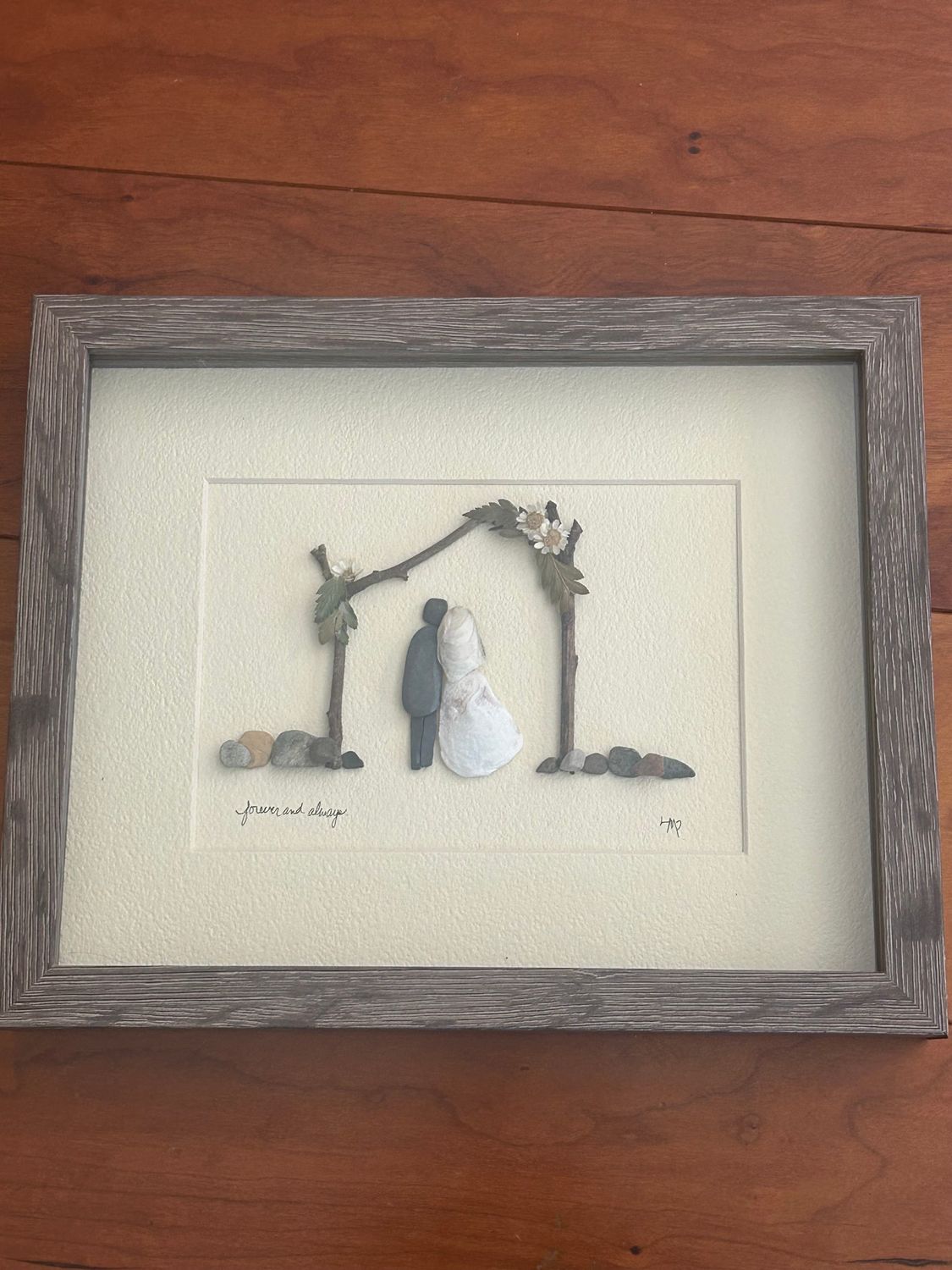 Forever Always Pebble Art