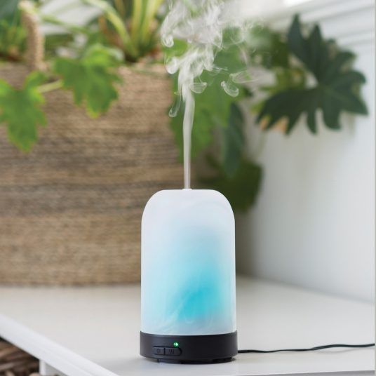 Frosted Glass Ultra Sonic Essential Oil Diffuser