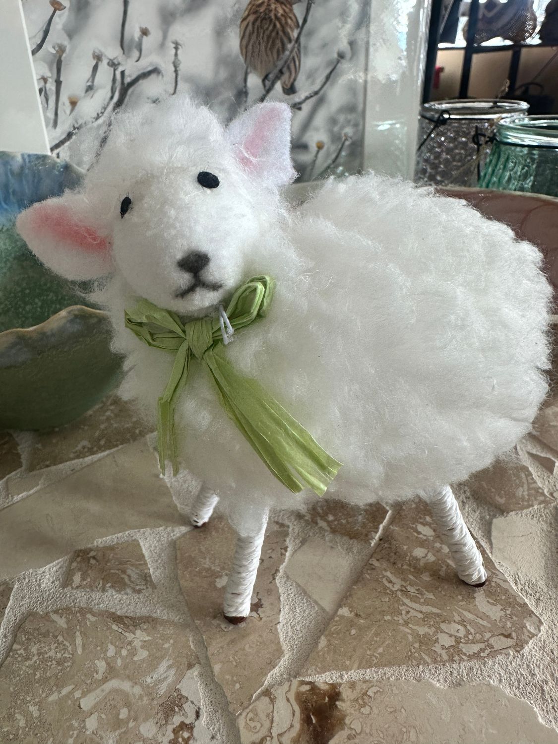 Fuzzy Flock Easter Lamb
