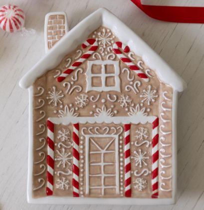 Gingerbread House Appetizer Plate