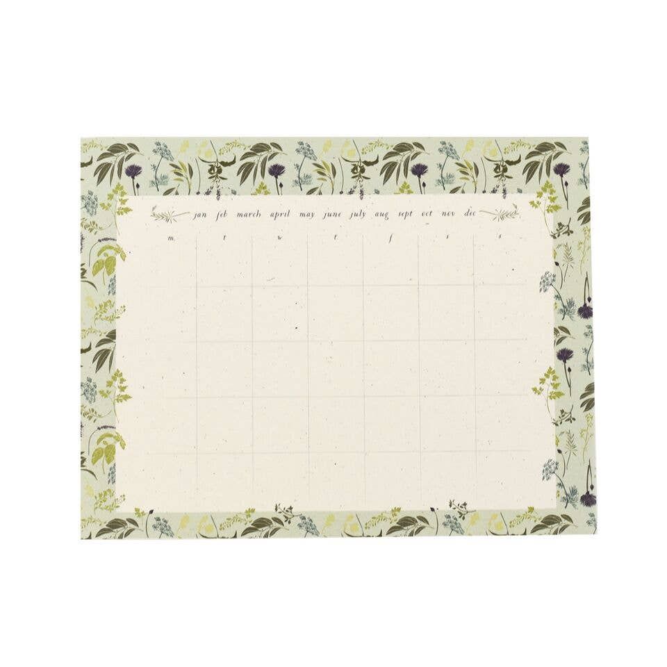 Garden Herb Calendar Desk Pad