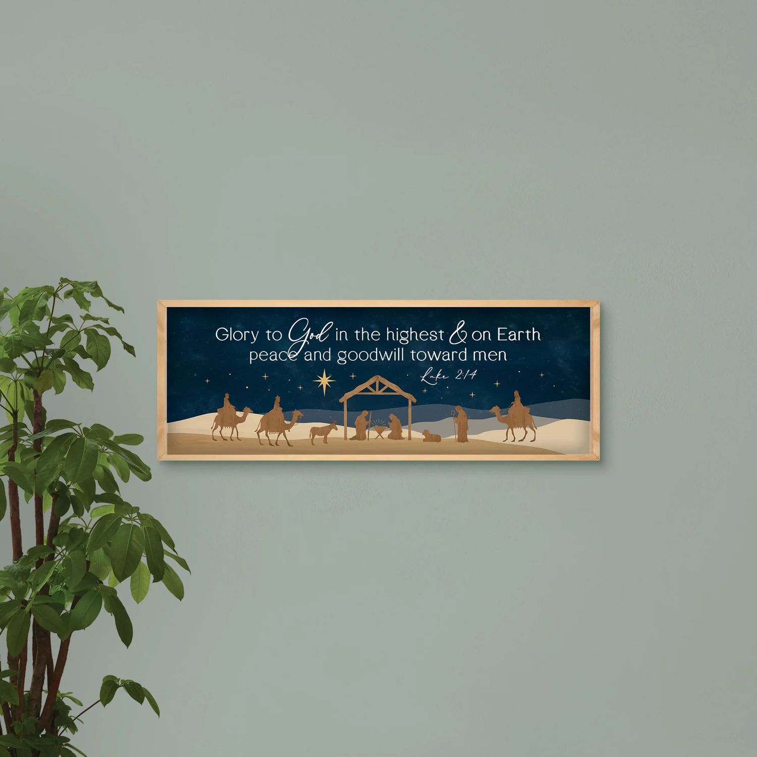 Glory To God In The Highest Framed Art