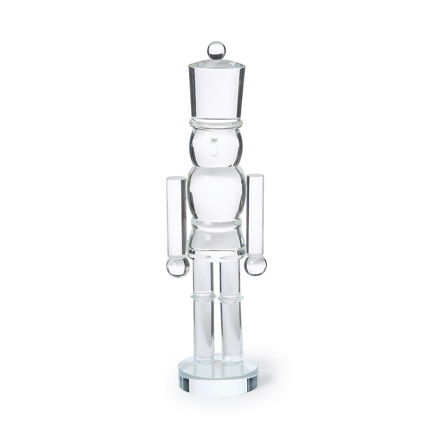 Glass Nutcracker Figurine