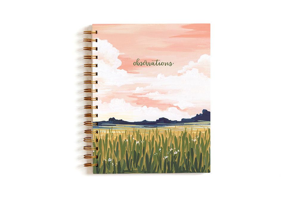 Goldenrod Observations Lined Journal