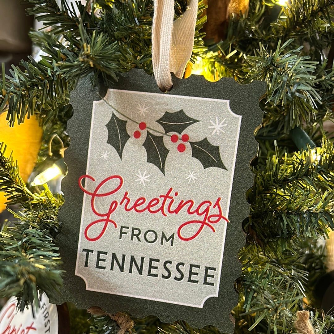 Greetings from Tennessee Ornament