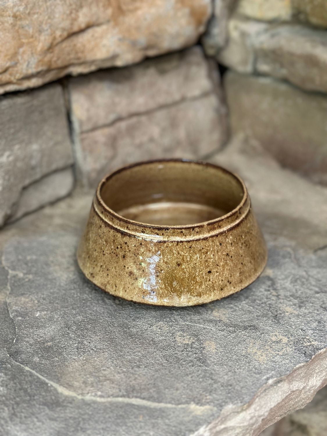 Handcrafted Trapezoid Ceramic Bowl