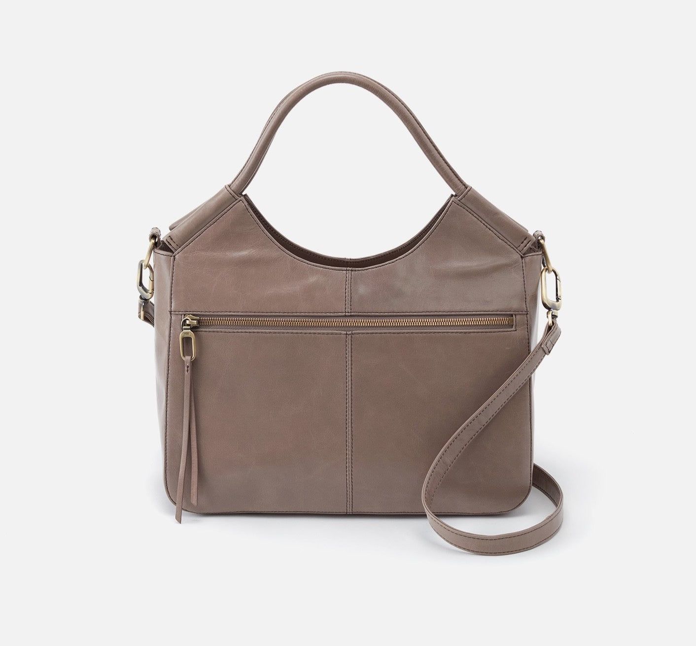 Handle Shoulder Bag in Ash