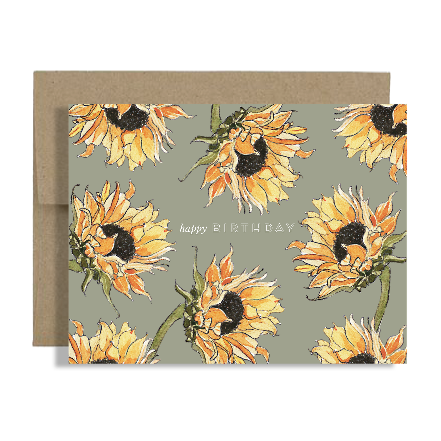 Happy Birthday (Sunflowers) Card