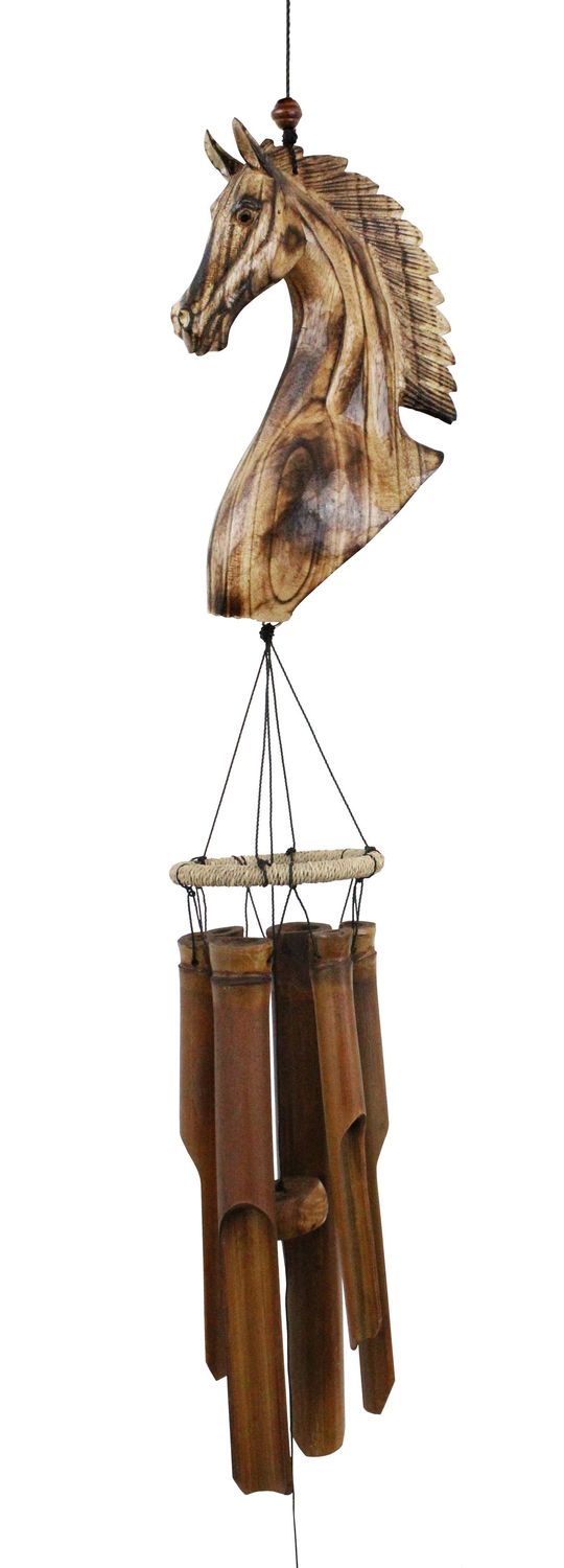 Horse Head Bamboo Wind Chime