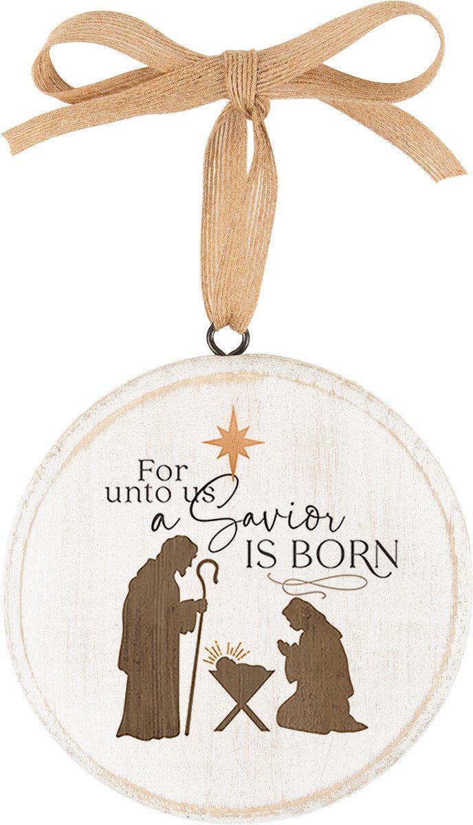 For Unto Us Ornament