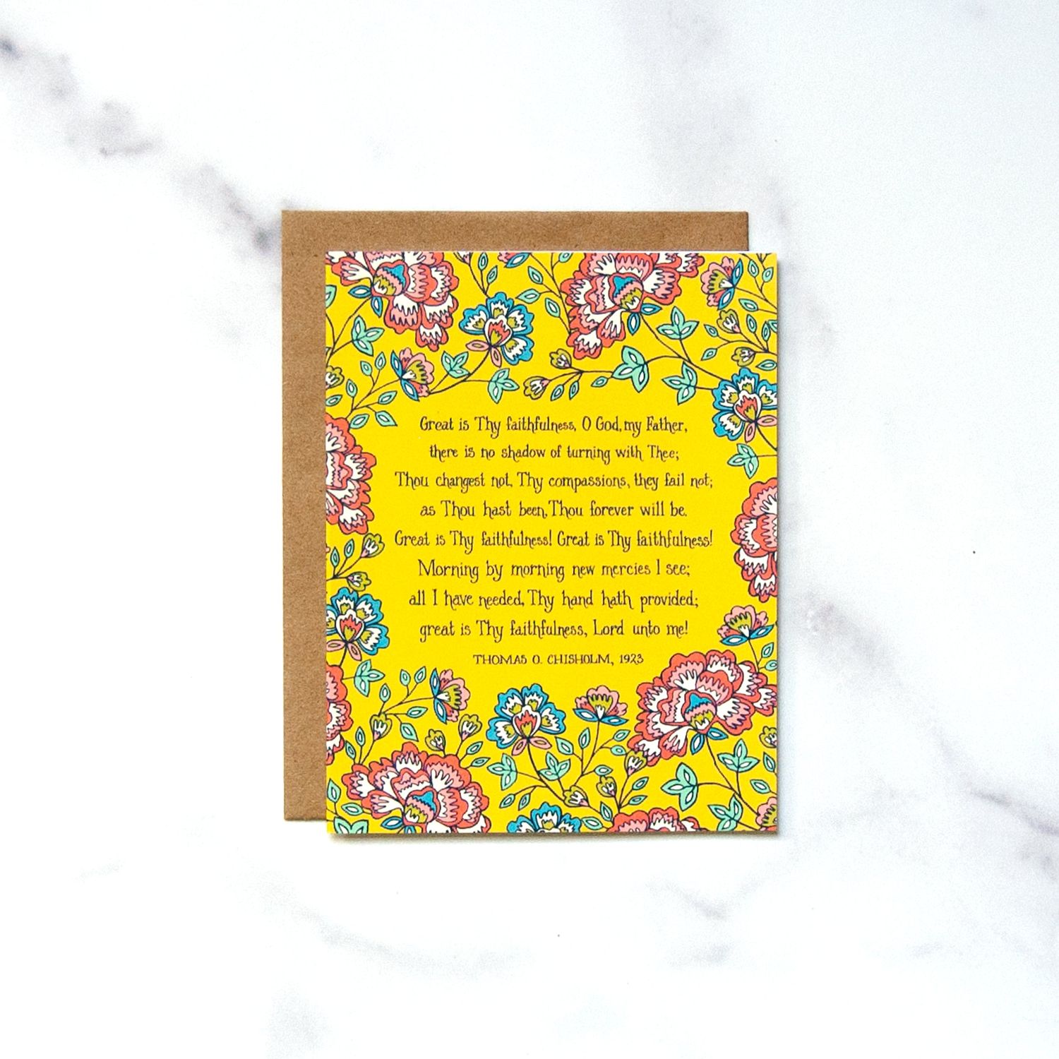 Great is Thy Faithfulness Greeting Card