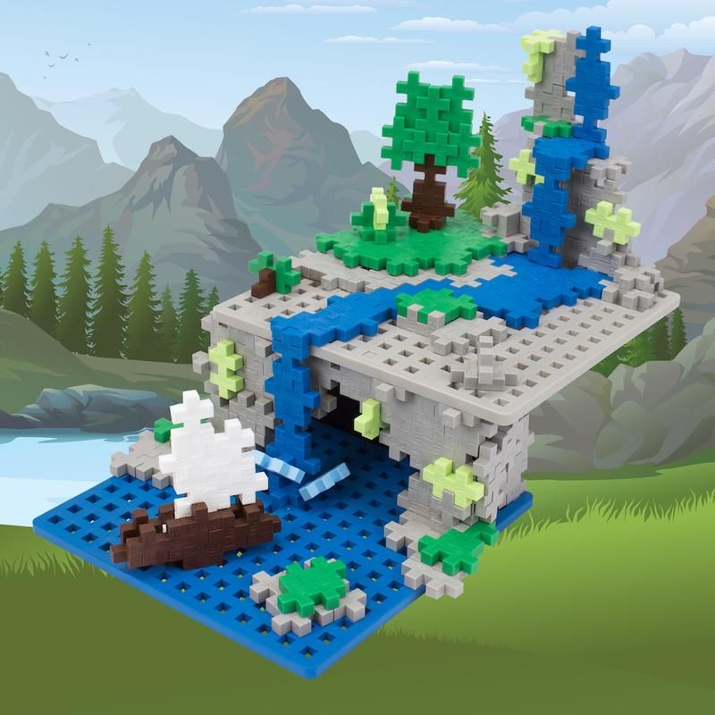 Grey &amp; Blue Baseplate Plus Plus Duo Set