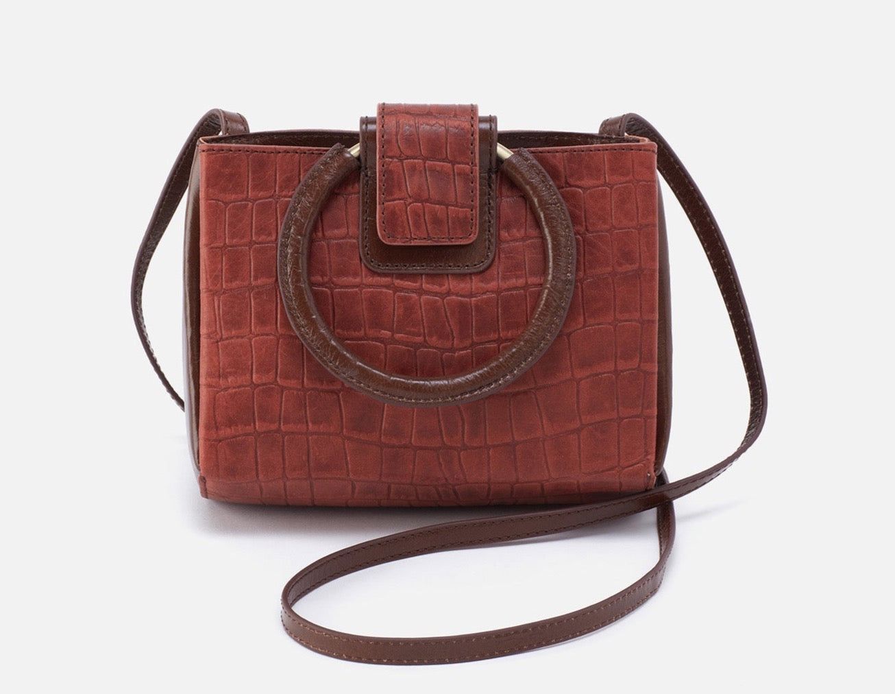 Heidi Small Crossbody in Brandy