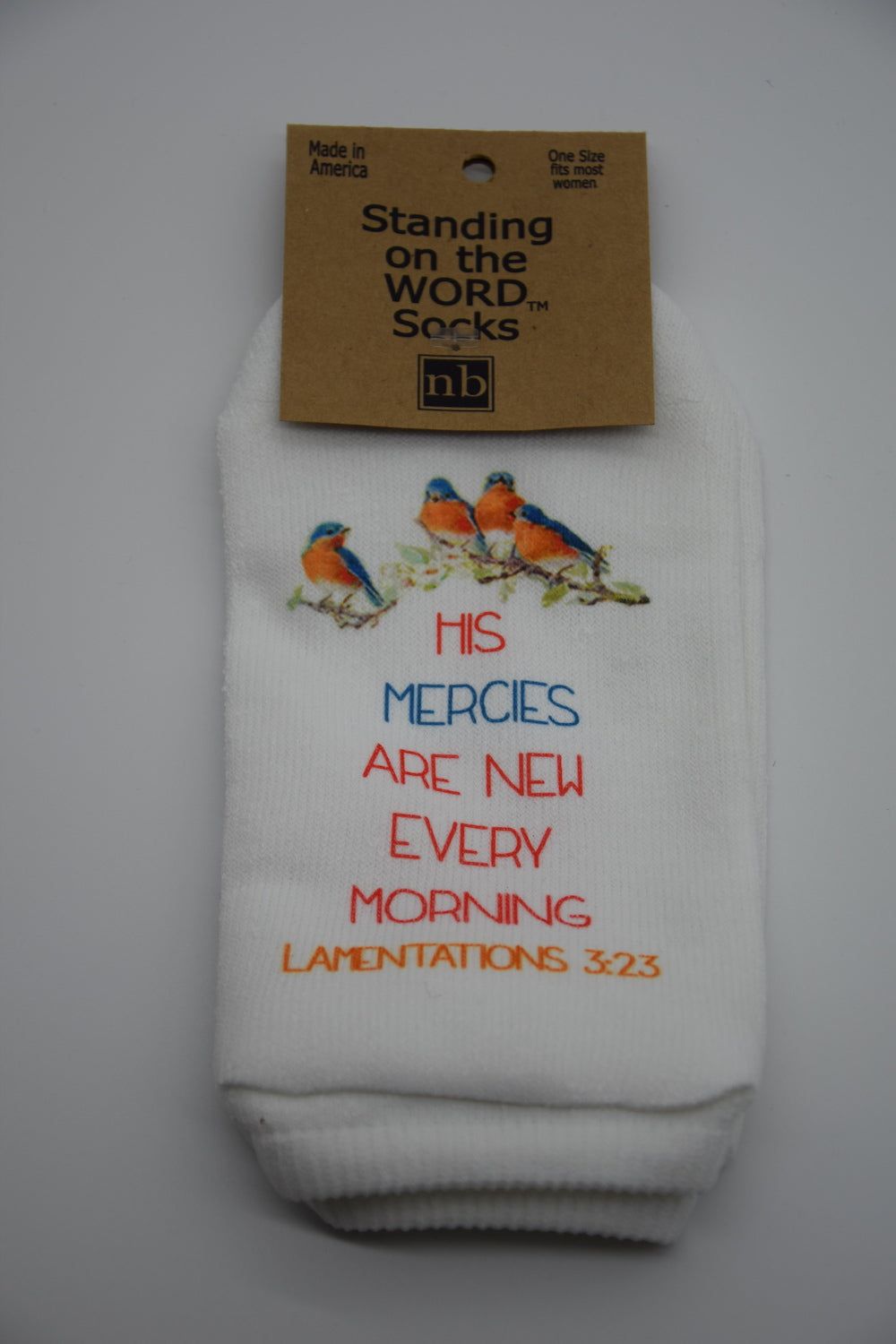 His Mercies Are New Every Morning- Standing on the Word Socks