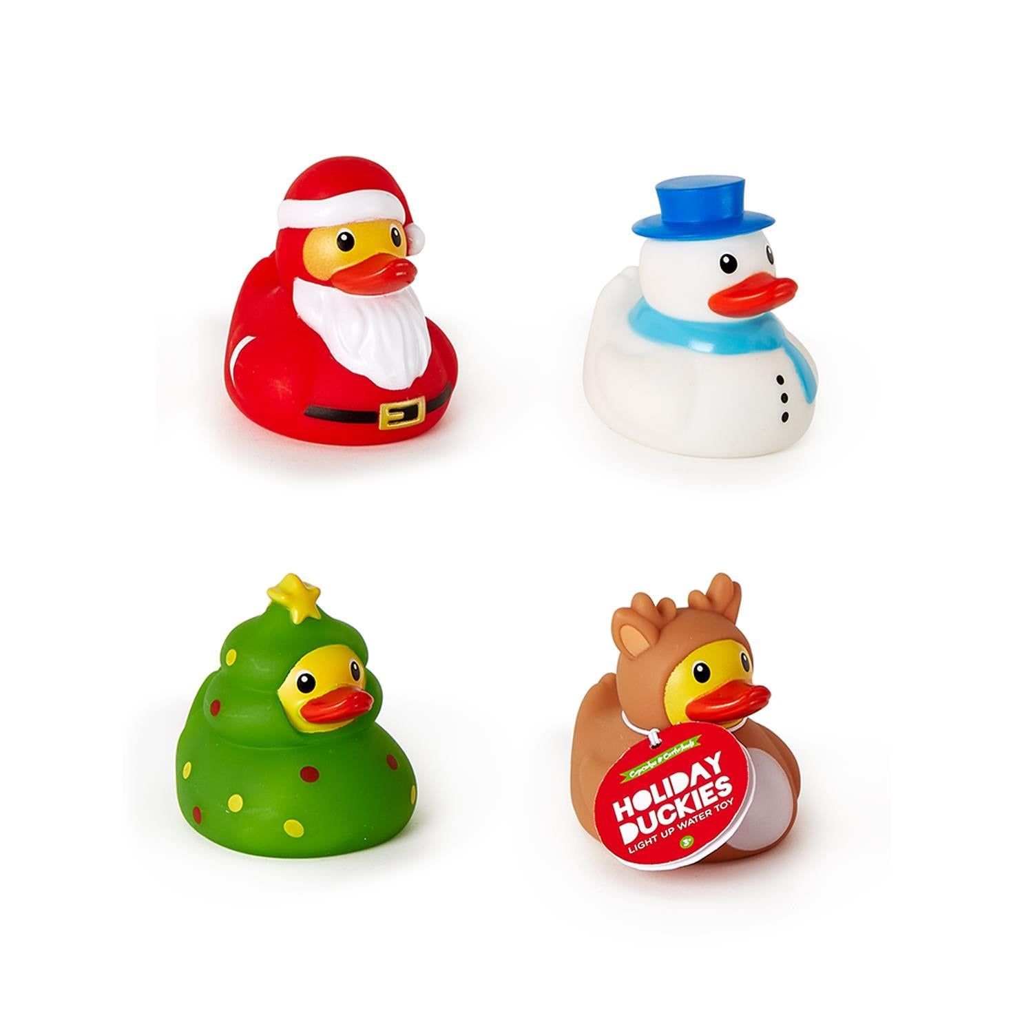 Holiday Buddies Light Up Rubber Duckie
