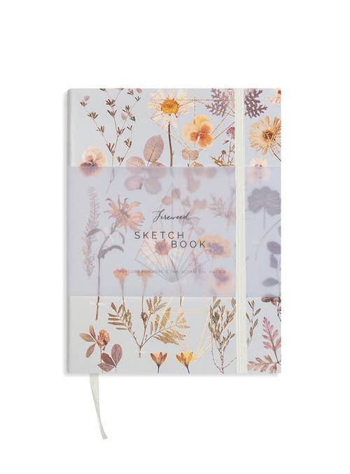 Golden Garden Faux Leather Sketchbook