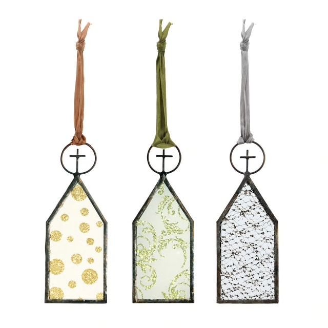 Glass Church Ornaments