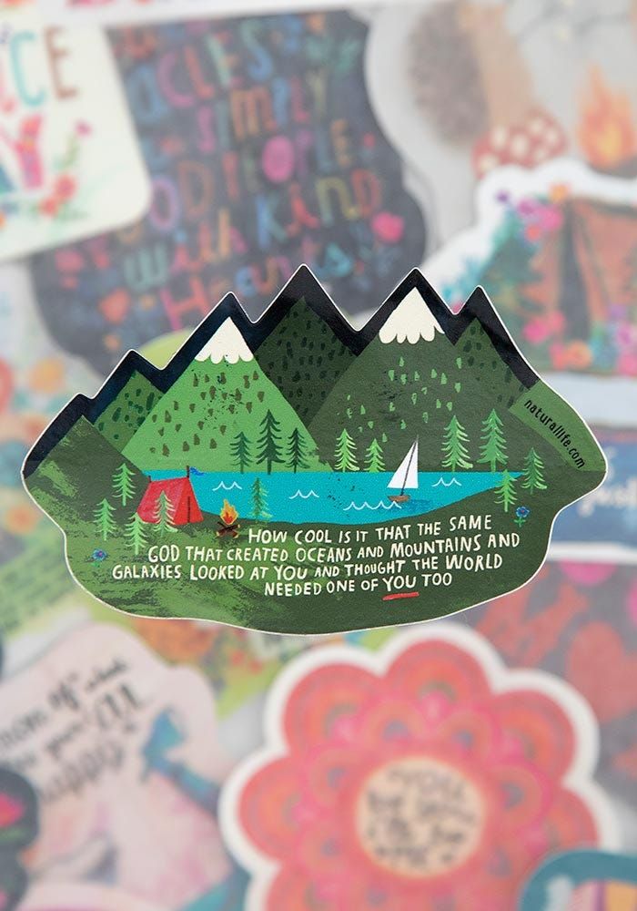 God Created You Vinyl Sticker