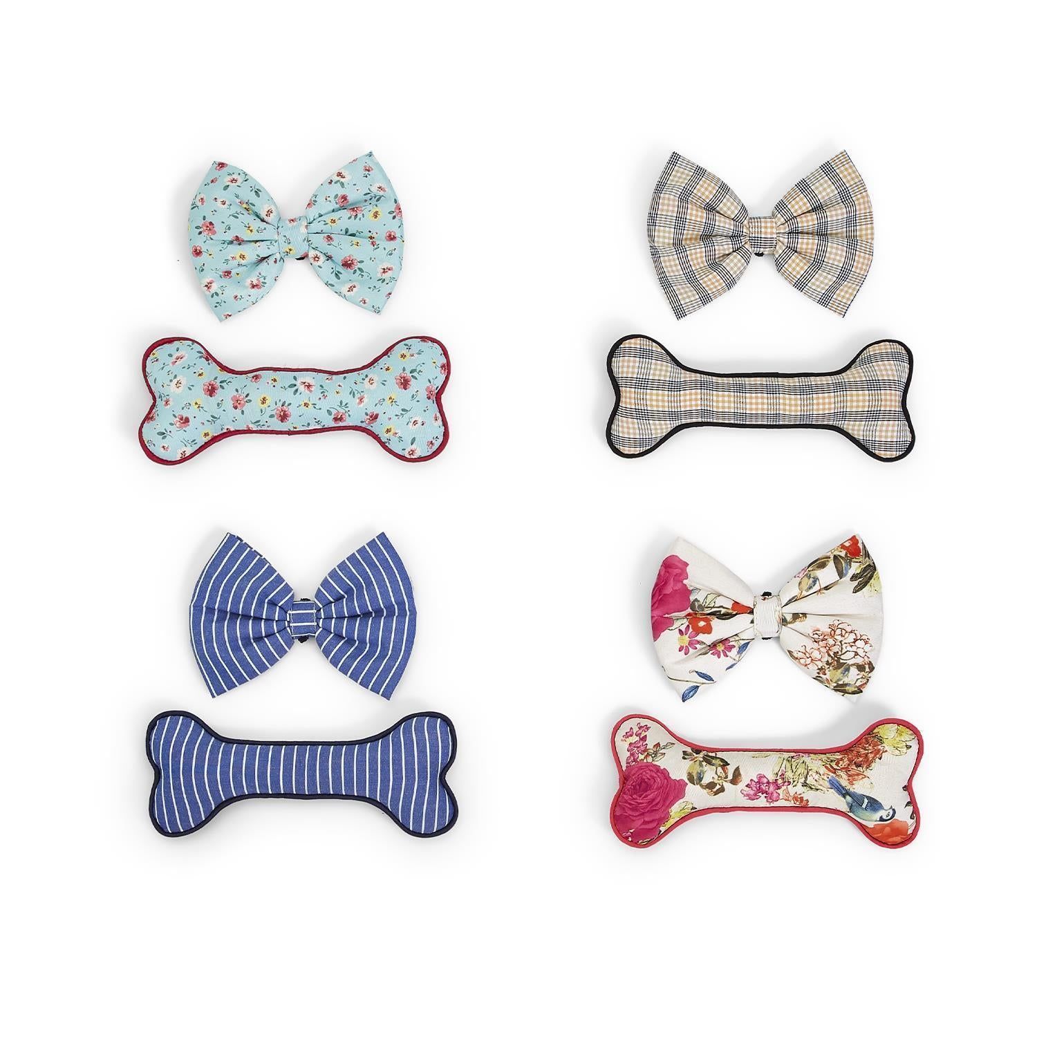 Good Dog Bow Tie &amp; Toy Bone Gift Set