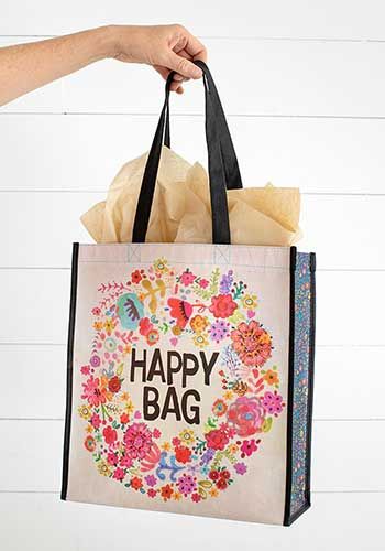 Happy Bag XL Whimsy Floral Wreath