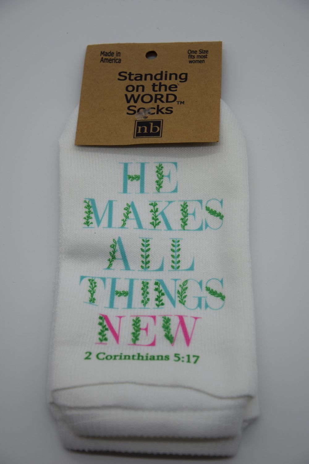 He Makes All Things New- Standing on the Word Socks